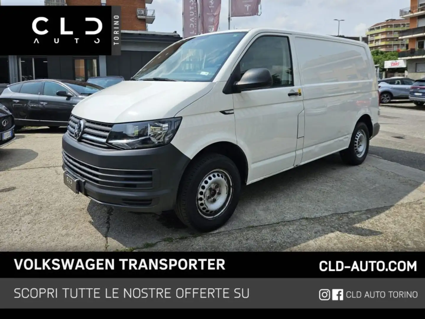 Volkswagen Transporter 2.0 TDI 102CV Furgone Eu6 Bianco - 1