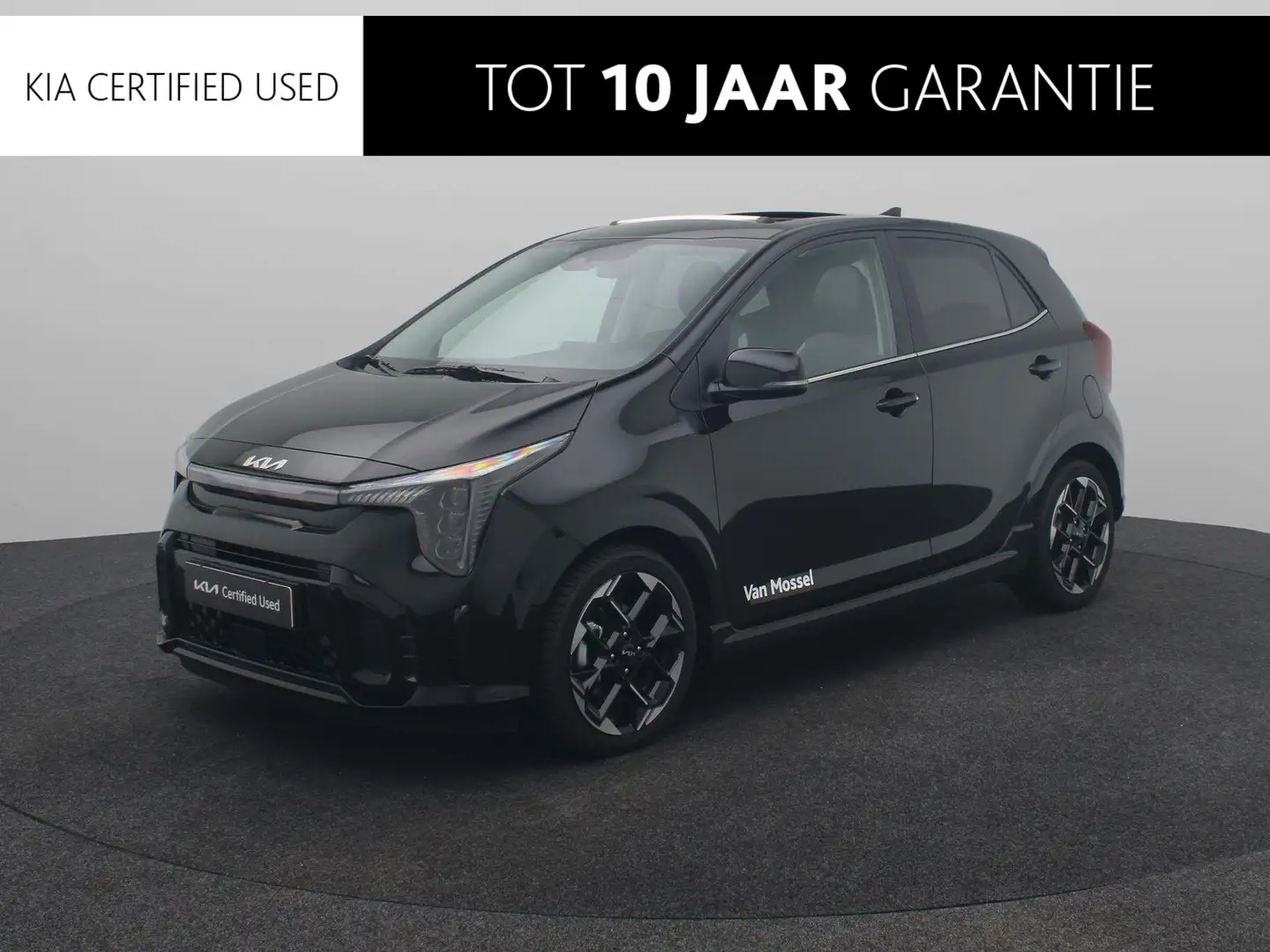Kia Picanto 1.0 DPI GT-Line Leder | Open Dak | Stoelverwarming Zwart - 1