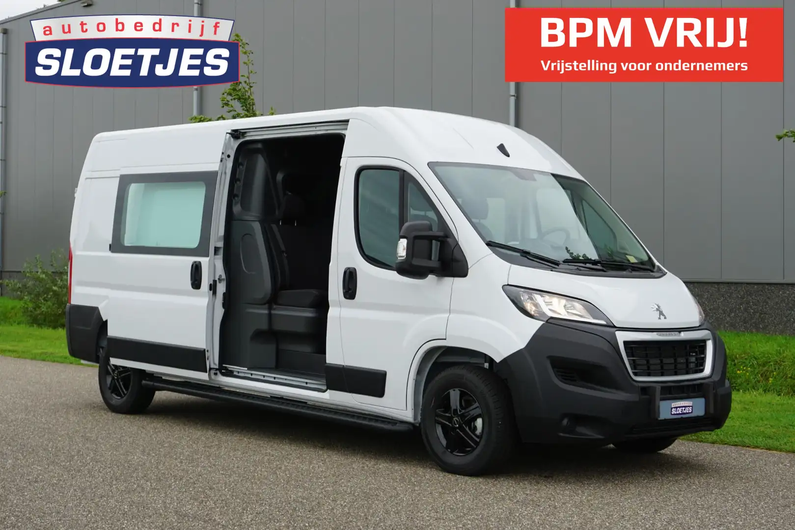 Peugeot Boxer 335 2.2 BlueHDi 140 L3H2 Premium DC Dubbele cabine Blanc - 1