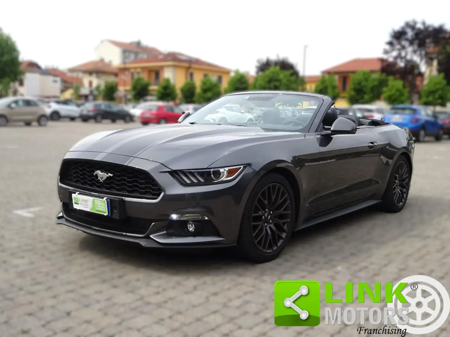 Ford Mustang Convertible 2.3 EcoBoost italiana GARANTITA Gris - 1
