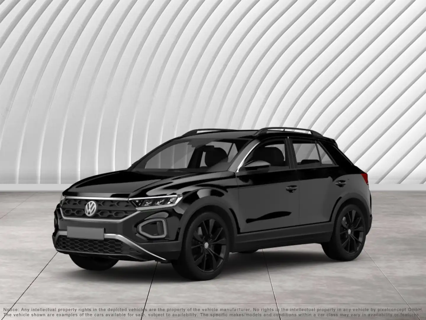 Volkswagen T-Roc R-Line M Sport PANO ACC RFK NAVI Massage Zwart - 1