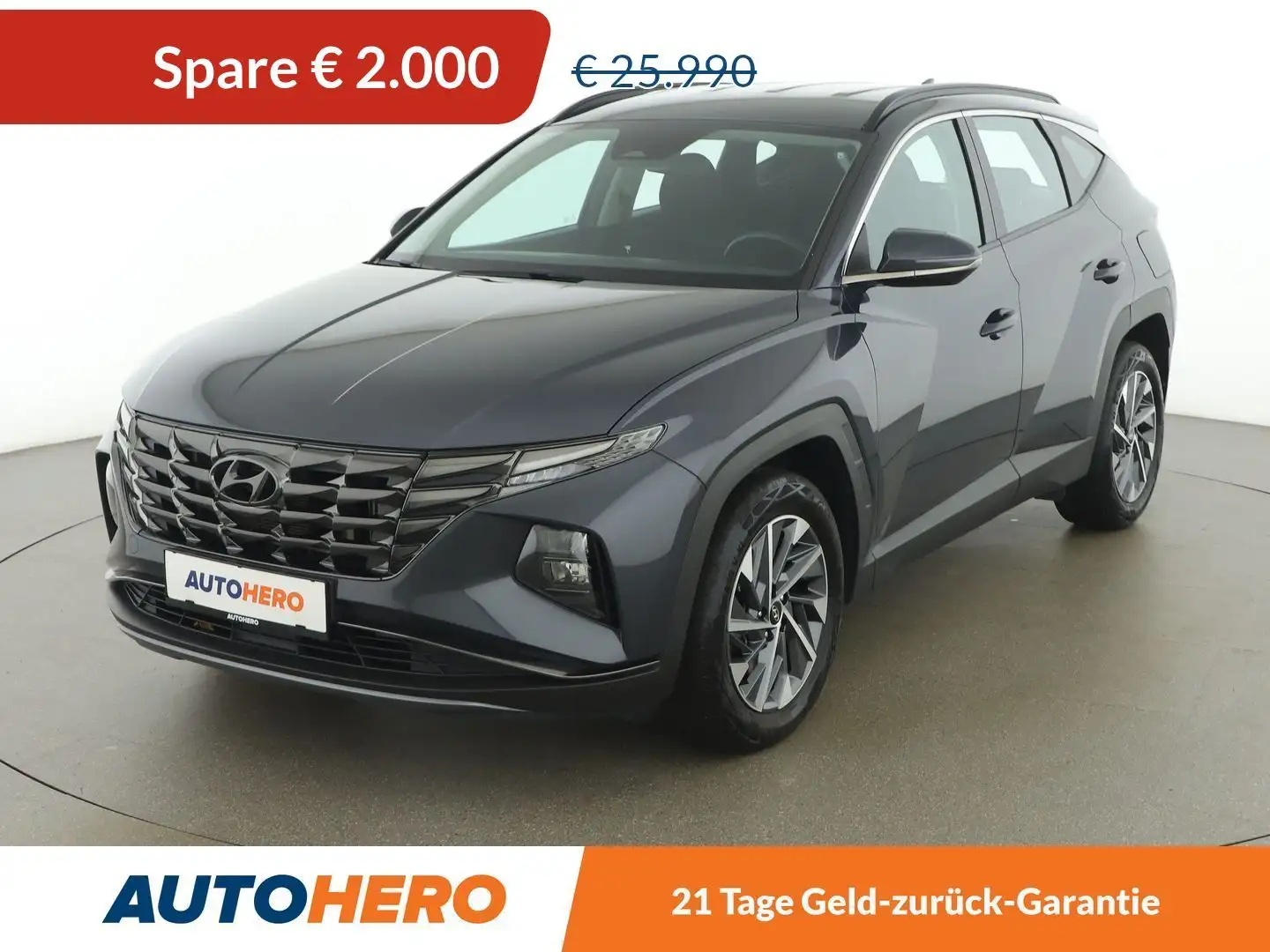 Hyundai TUCSON 1.6 T-GDI Smart 2WD *LED*SPUR*CAM*SHZ* Grau - 1