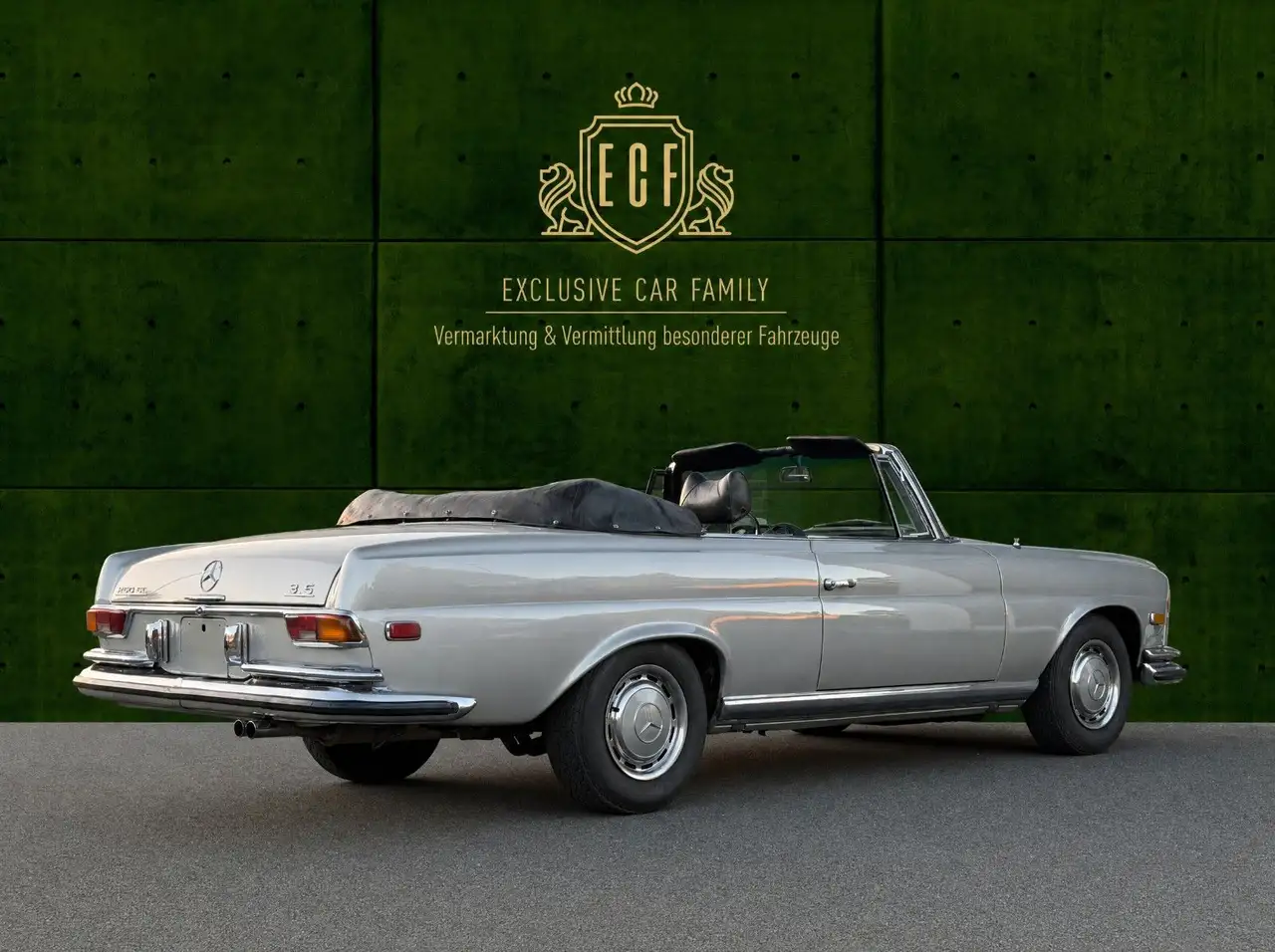 Mercedes-Benz 280 SE 3.5 Flachkühler Werkscabriolet - Matching, foto 6