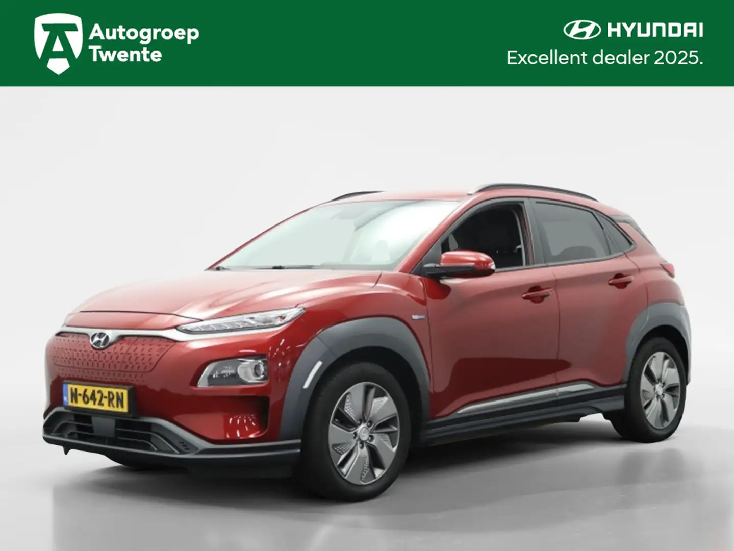 Hyundai KONA EV Fashion 64 kWh | Afneembare trekhaak | Navigati Rood - 1