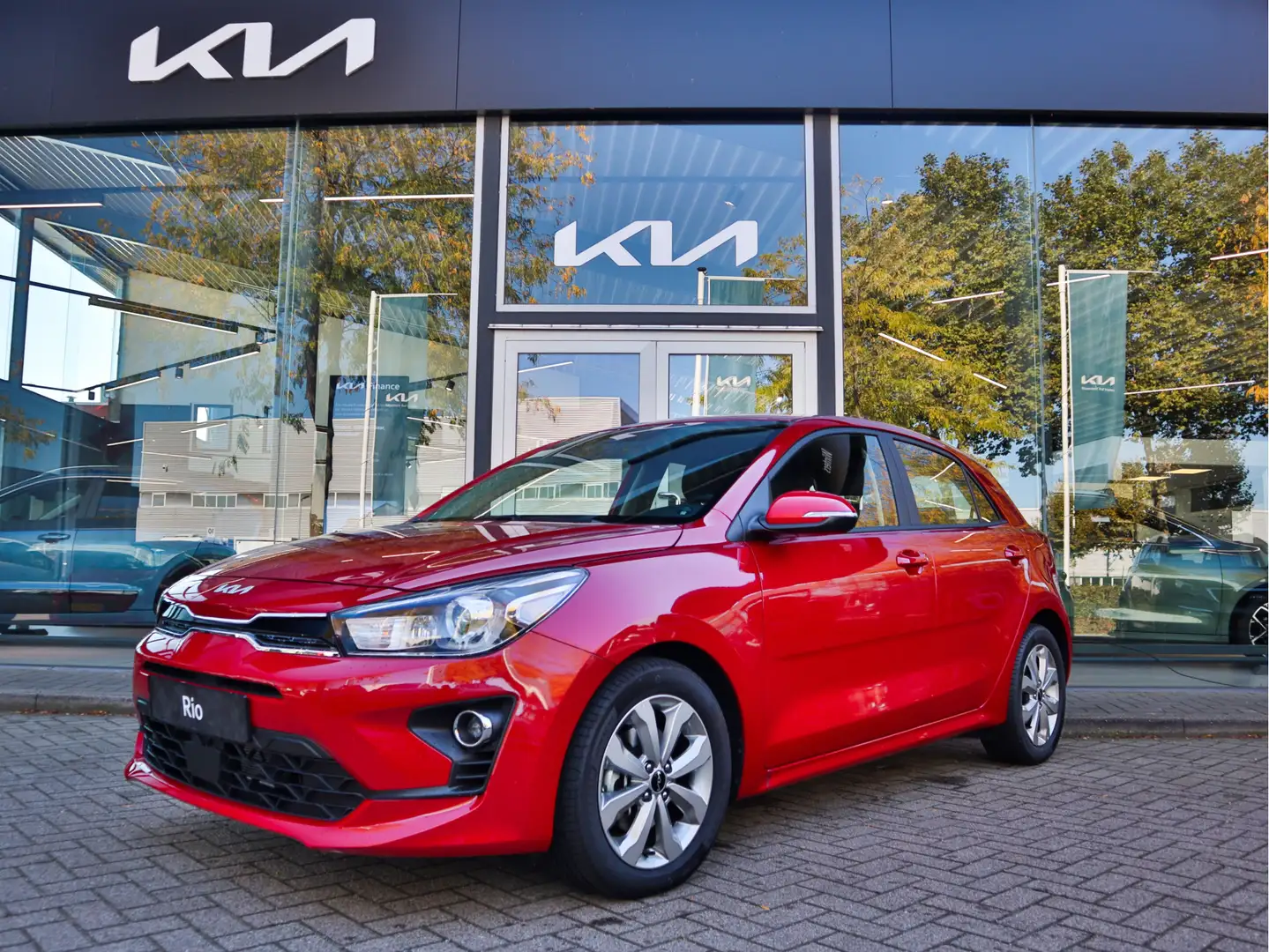 Kia Rio 1.0 T-GDi DynamicLine Bluetooth | Camera | Apple C Rood - 1