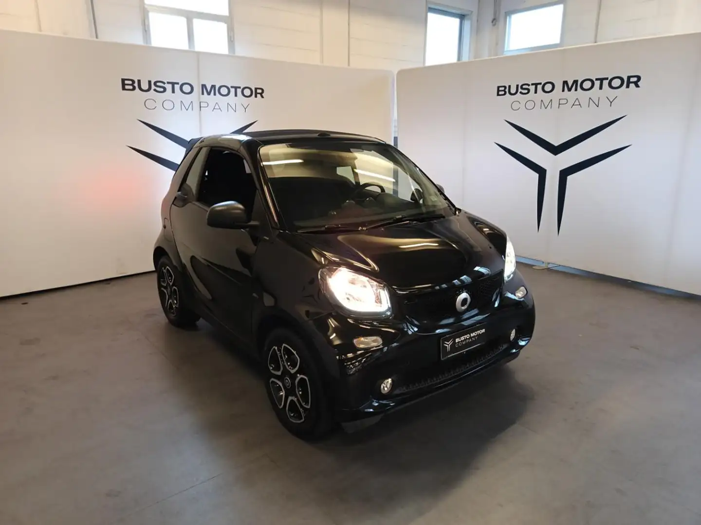 smart forTwo 90 0.9 T twinamic cabrio Passion Nero - 1