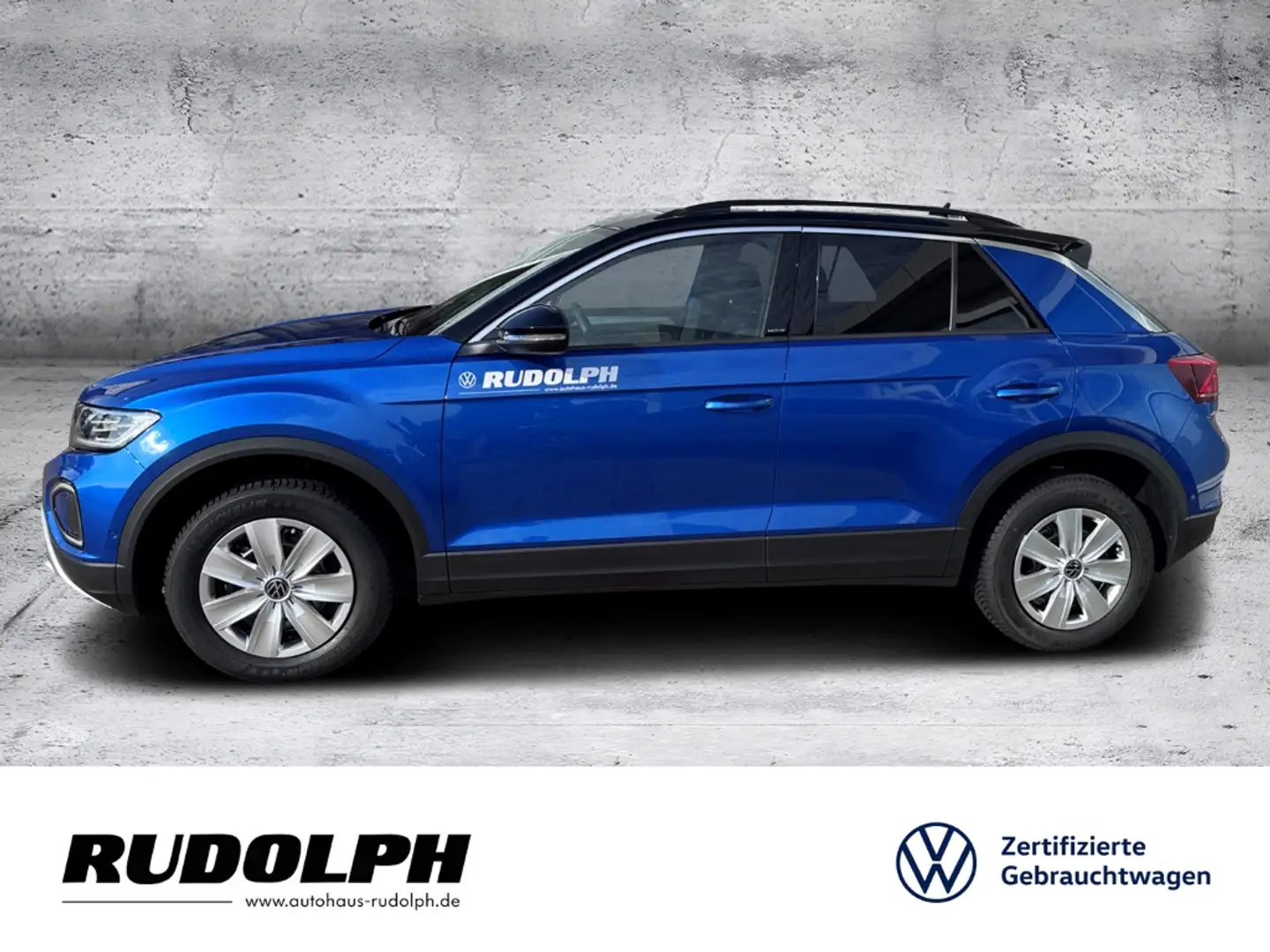 Volkswagen T-Roc Move 1.5 TSI 7-Gang-DSG LED BT Navi AHK SHZ Klima Bleu - 2
