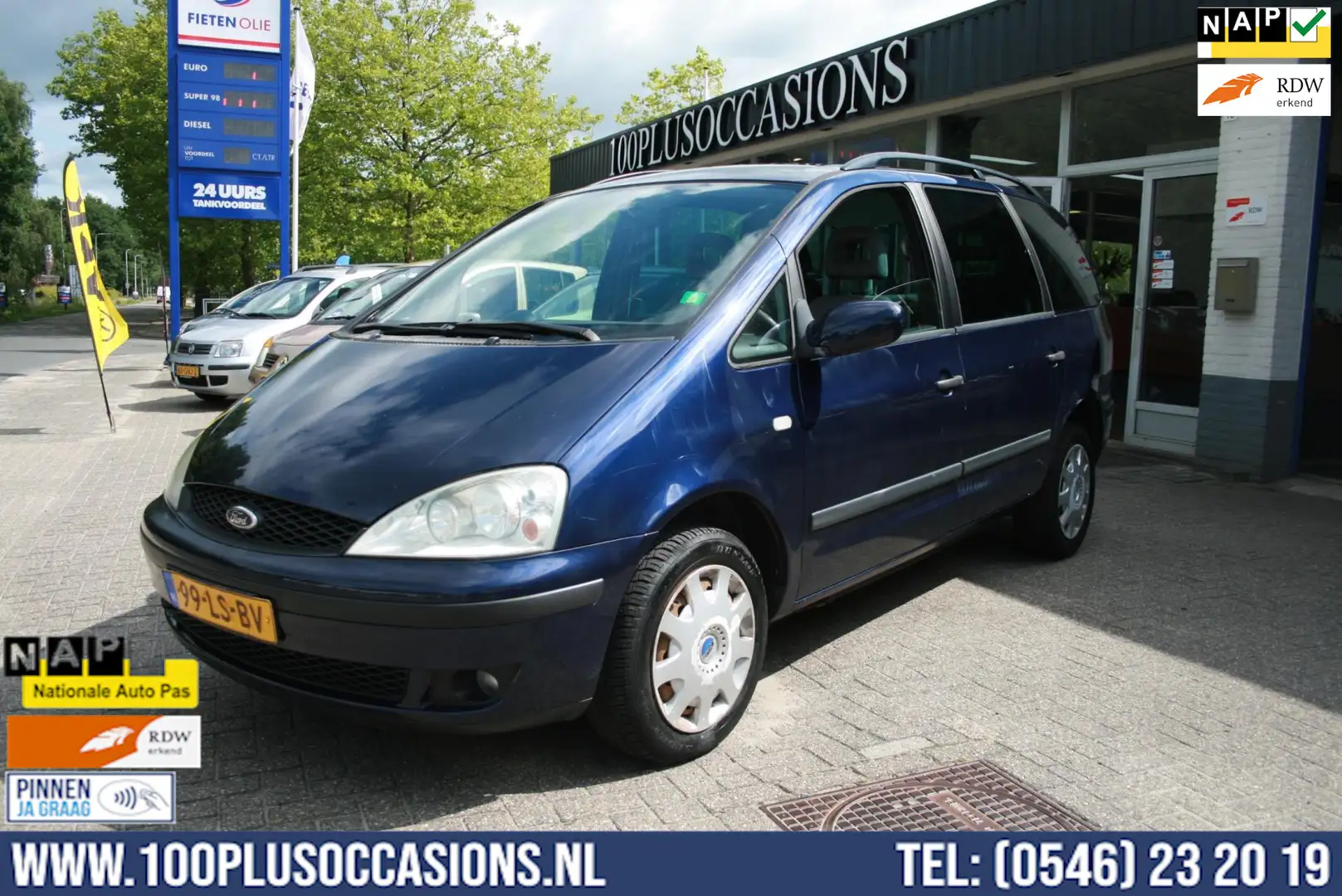Ford Galaxy 2.0-8V Cool Edition. 6/7 persoons Carbadgerun !! Bleu - 1