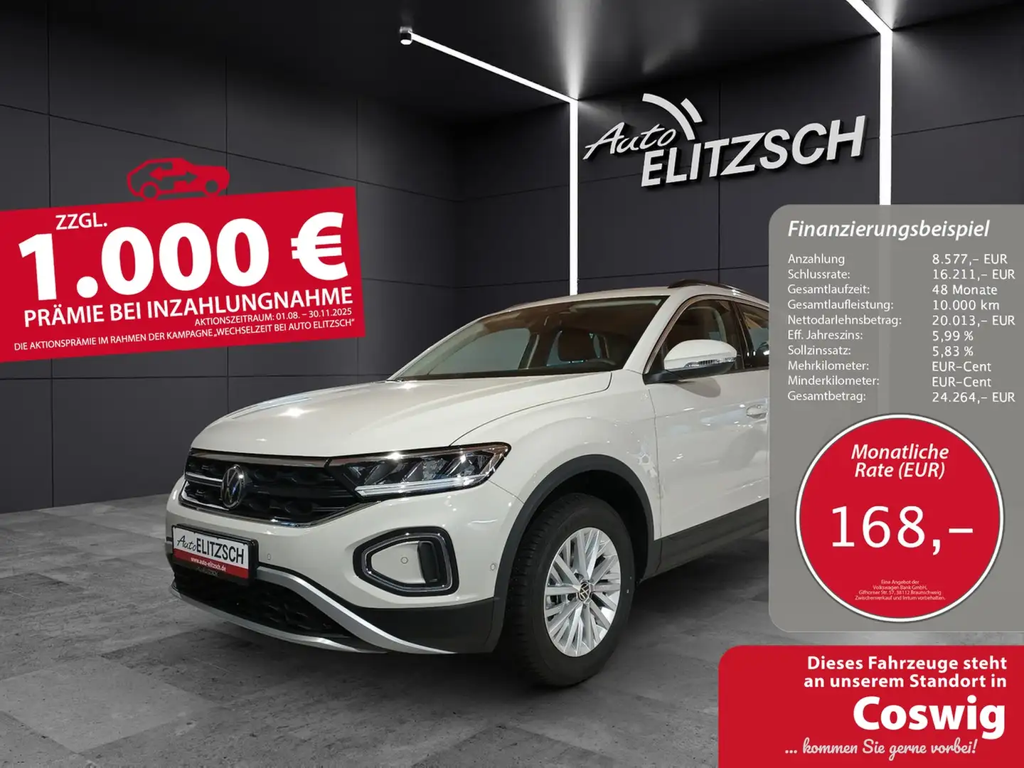 Volkswagen T-Roc Life TSI Grün - 1