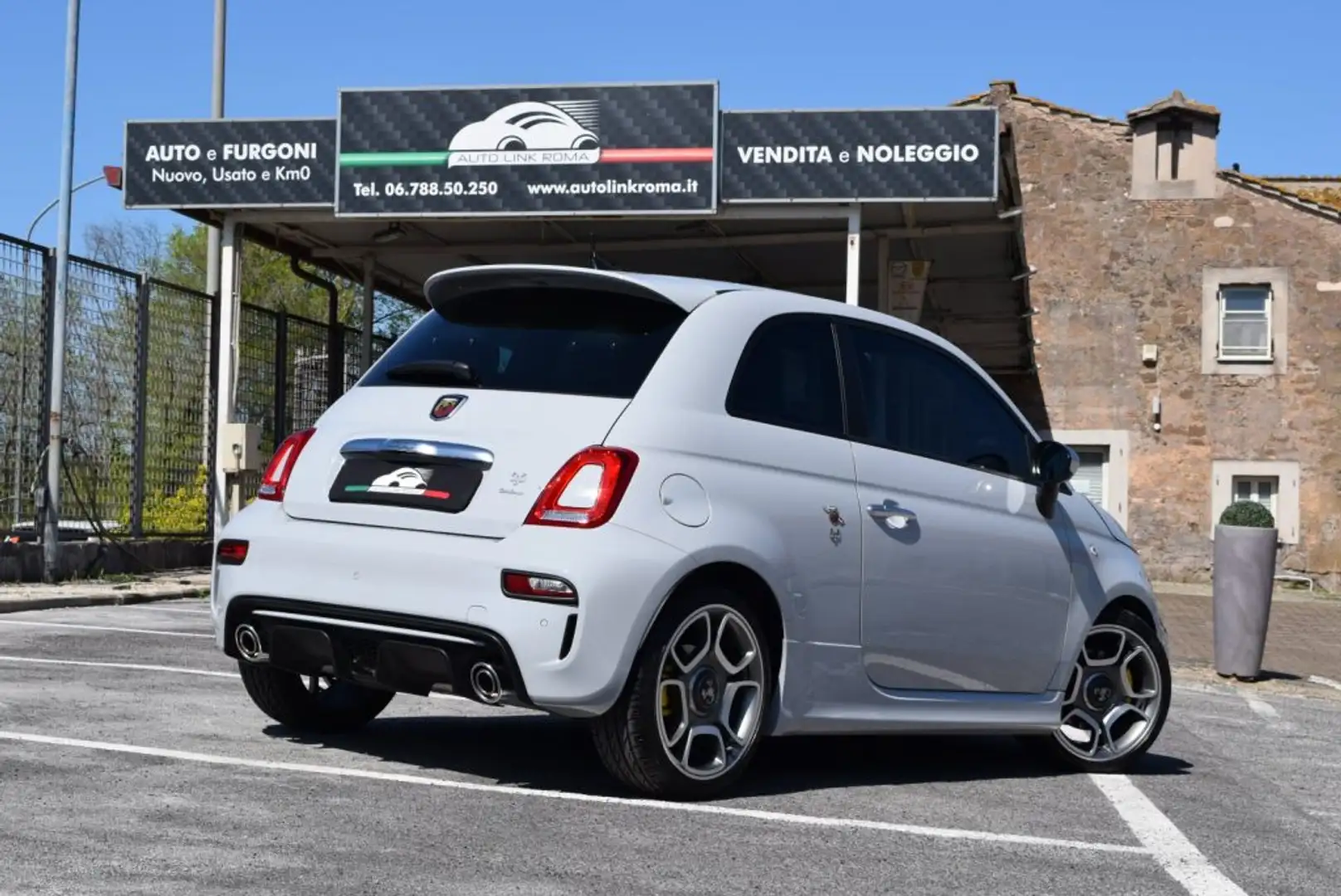 Fiat 500 Abarth 595 Turismo 1.4 Turbo T-Jet 165 CV PELLE TETTO NAV Grau - 2