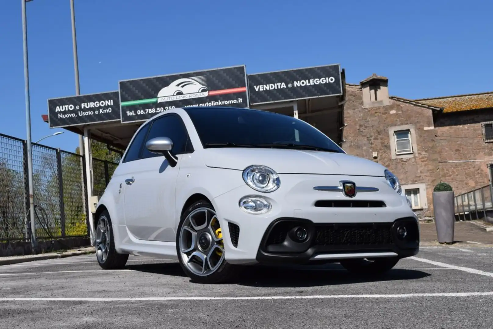 Fiat 500 Abarth 595 Turismo 1.4 Turbo T-Jet 165 CV PELLE TETTO NAV Grau - 1