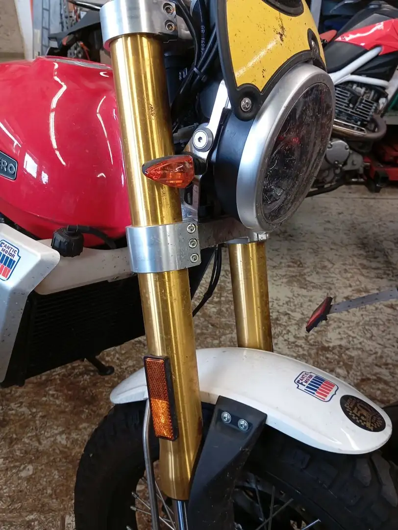 Fantic Caballero 125 Scrambler rot 2021 6300km Rouge - 2