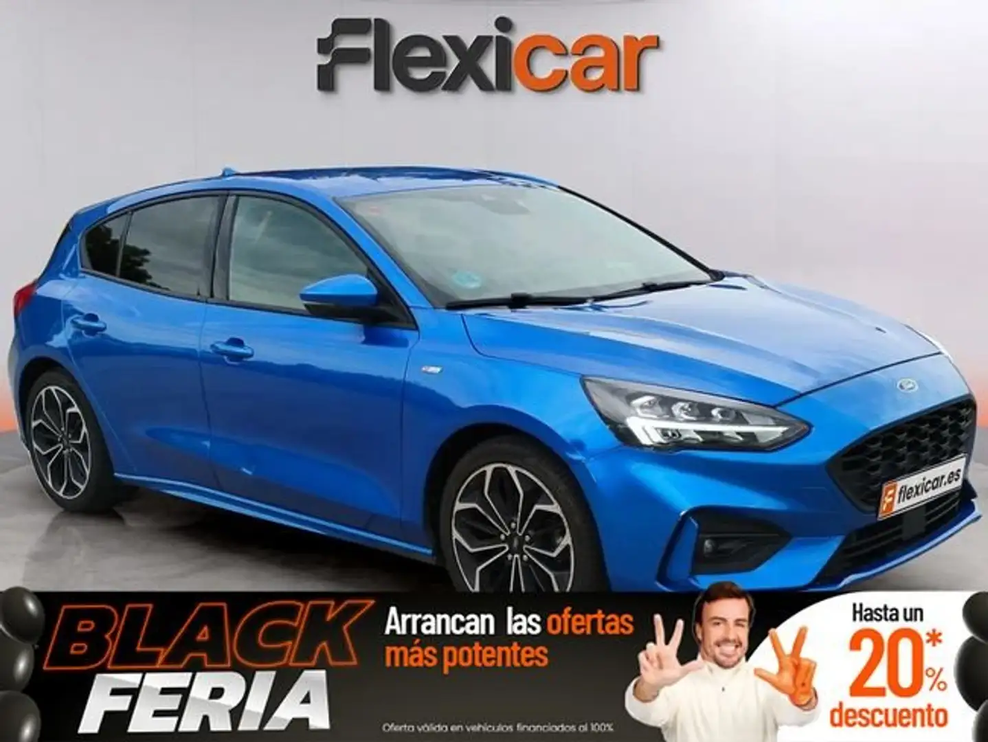 Ford Focus 1.0 Ecoboost ST Line Aut. 125 Blau - 1