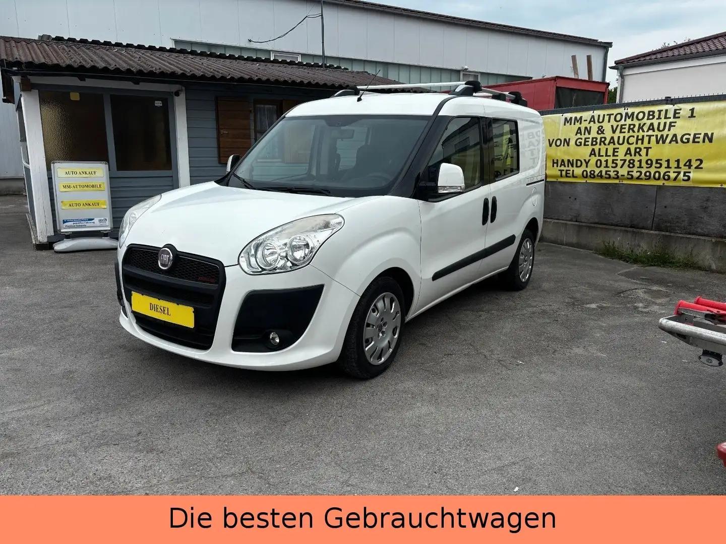 Fiat Doblo Doblò SX Kombi-EURO5-5 SITZPLÄTZE-KEIN TÜV Weiß - 1