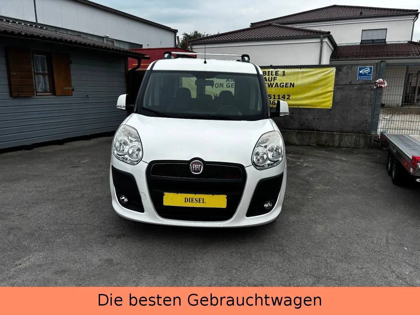 Fiat Doblo Doblò SX Kombi-EURO5-5 SITZPLÄTZE-KEIN TÜV Weiß - 2