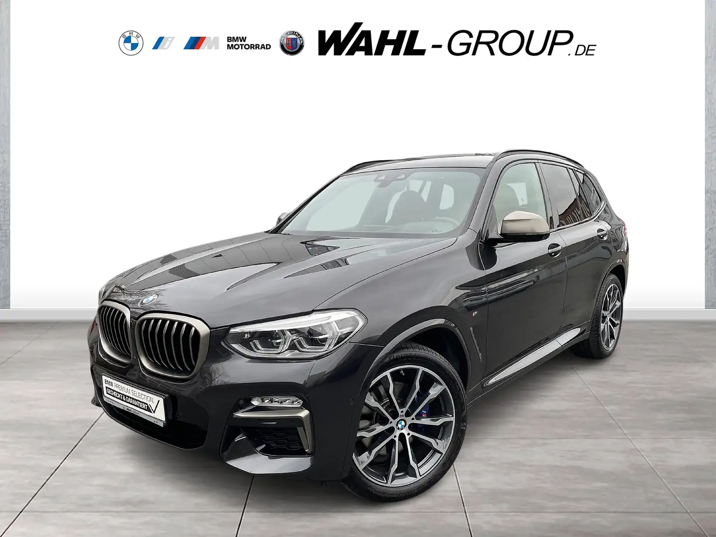 BMW X3 M 40i HEAD-UP HIFI LED PANO AHK ALU 20" Gris - 1