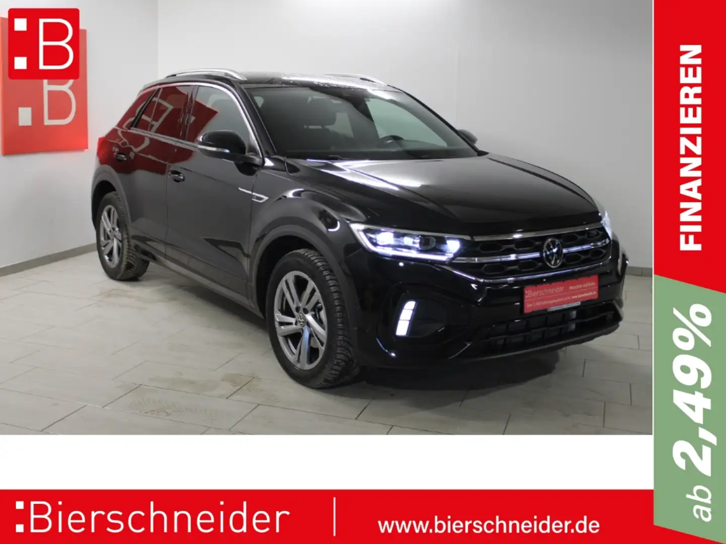 Volkswagen T-Roc 1.5 TSI DSG 2x R-Line 17 AHK LED ACC Schwarz - 1