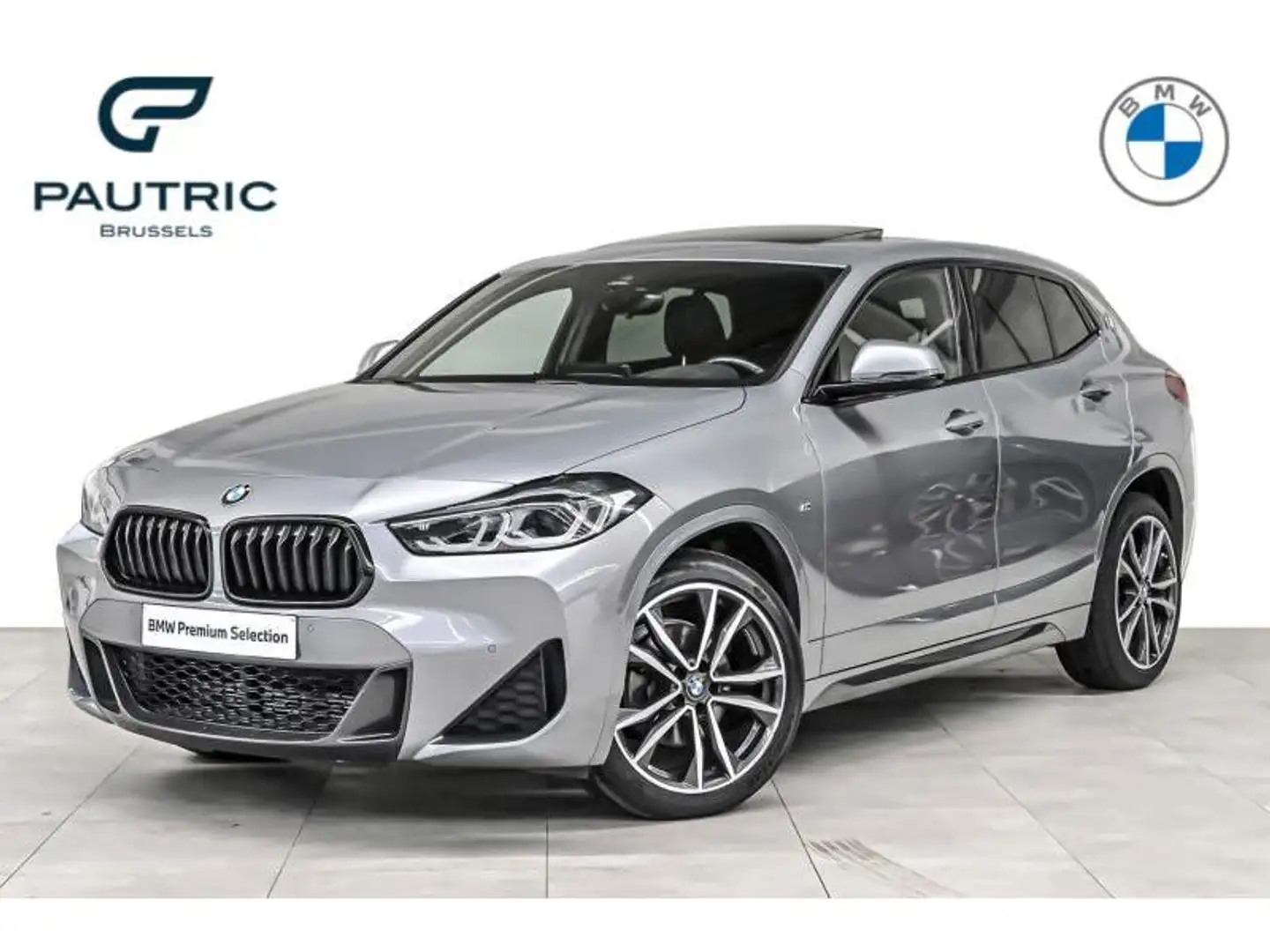 BMW X2 sDrive18i- 2ans/jaar garantie-toit ouvrant! Gris - 1