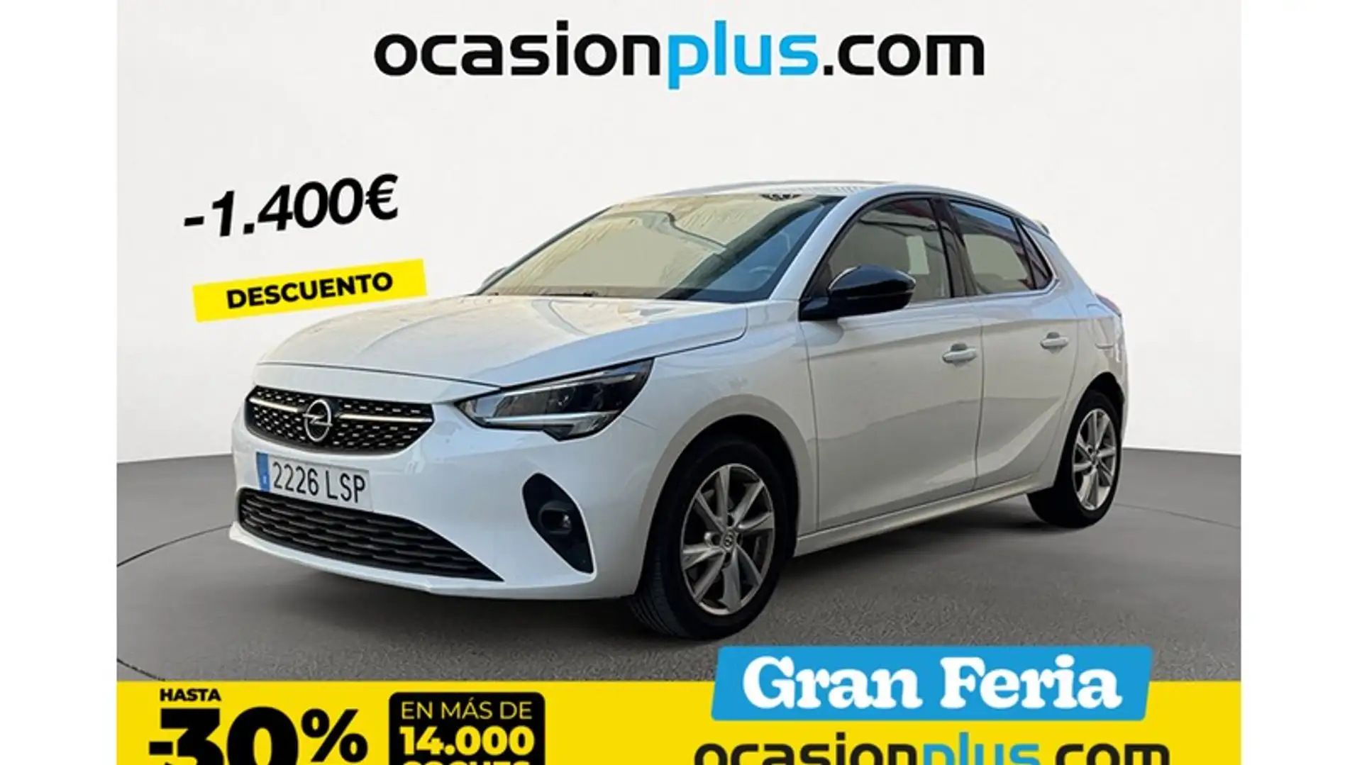 Opel Corsa 1.2T XHT S/S Elegance AT8 100 Blanc - 1