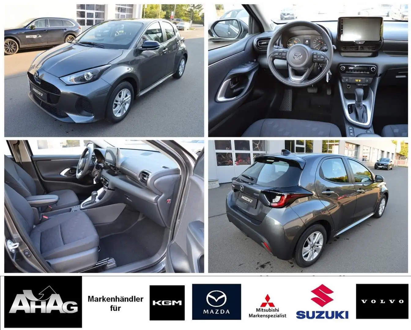 Mazda 2 Hybrid 1.5 VVT-i 116 CVT Centre-Line *SH+Cam+DAB* Gris - 1