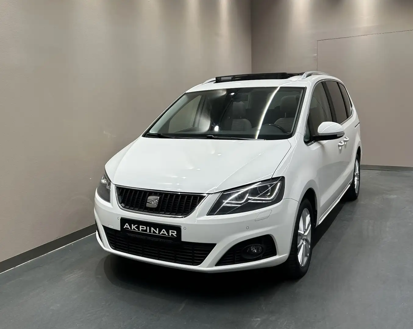 SEAT Alhambra 2.0 TDI Style *7 SITZER*PANO*AHK*NAVI* Bianco - 2