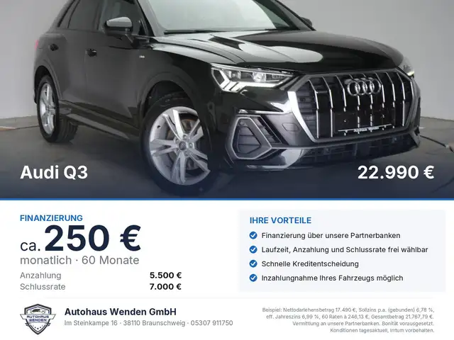 Audi Q3 40 TDI quattro S tronic S line ACC/Kamera/Vir