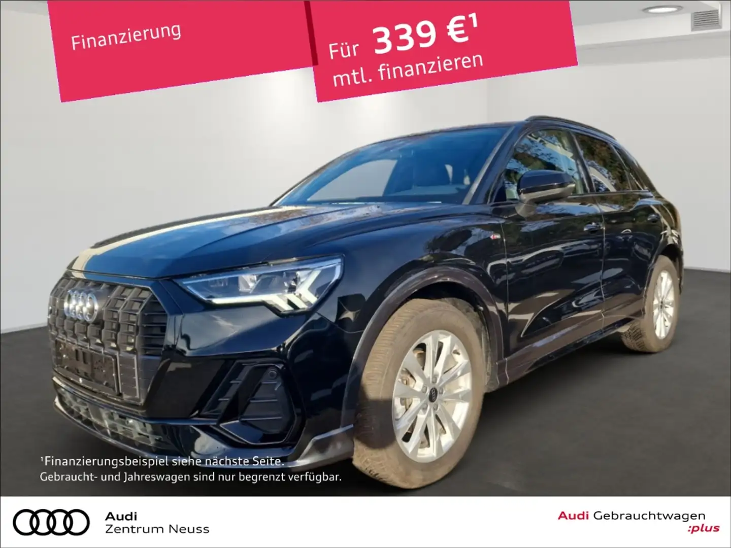 Audi Q3 35 TFSI S line AHK ACC KAMERA CARPLAY Schwarz - 1