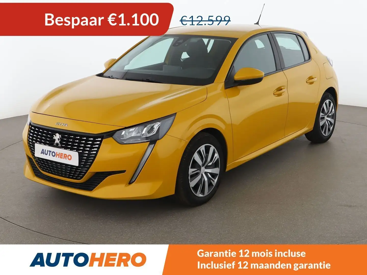 Peugeot 208 1.2 PureTech Active Jaune - 1