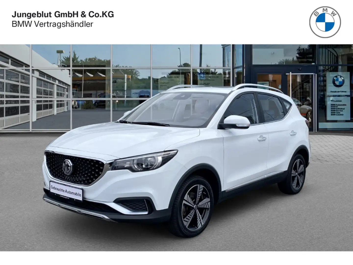 MG ZS EV Luxury Panoramadach/Sitzhzg/Rückfahrkam/Stauass Weiß - 1