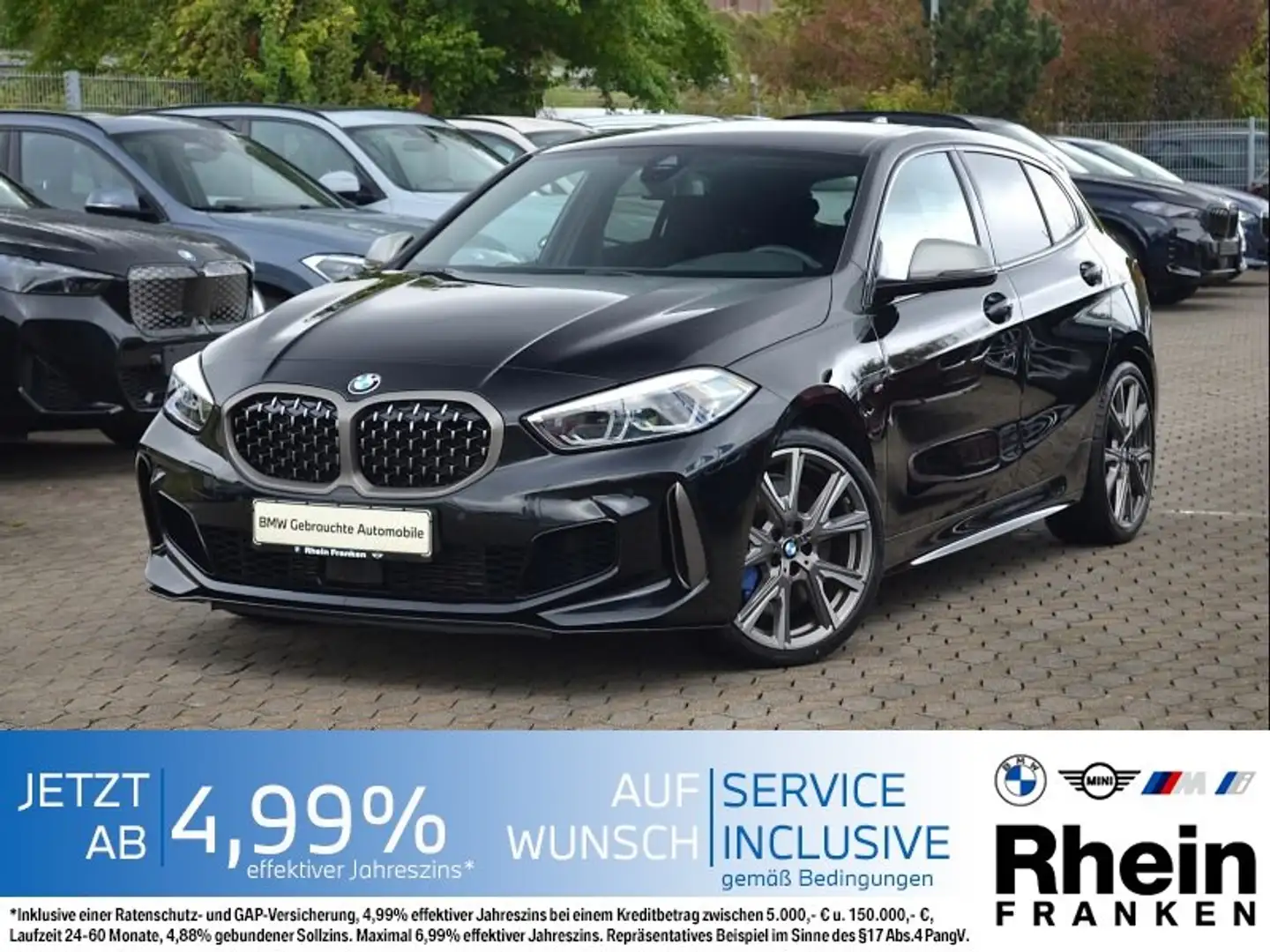 BMW 135 Mi xDrive LiveCptProf.Ad.LED.Head-Up.M-Sports Noir - 1