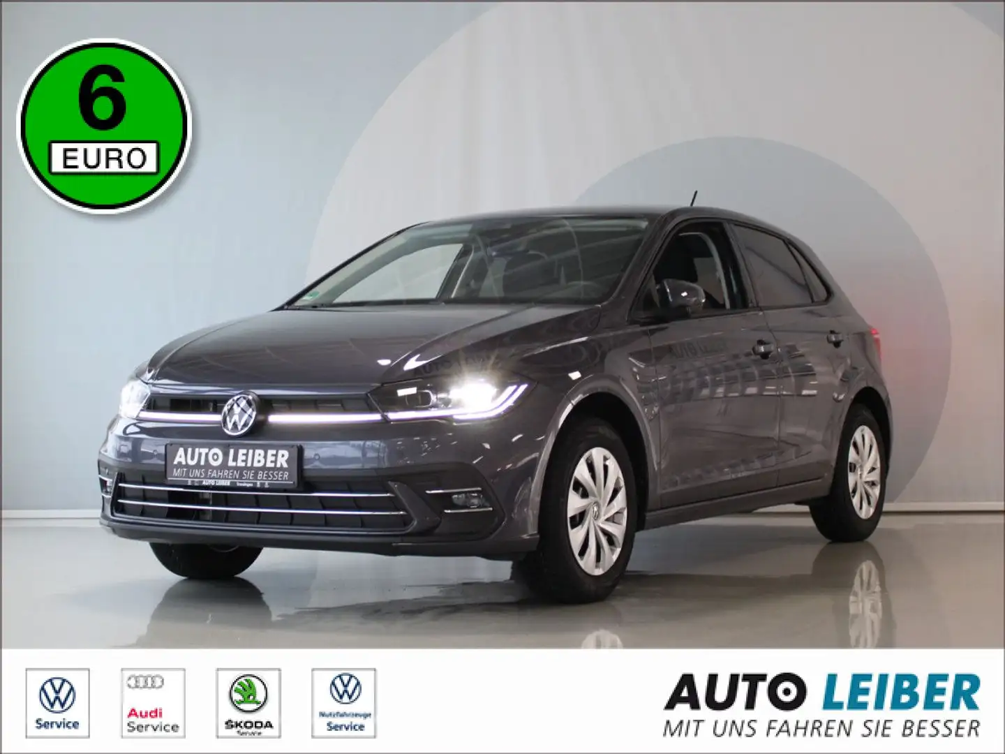 Volkswagen Polo 1.0 TSI OPF Style IQ-Drive/VC/Navi Bluetooth Gris - 1