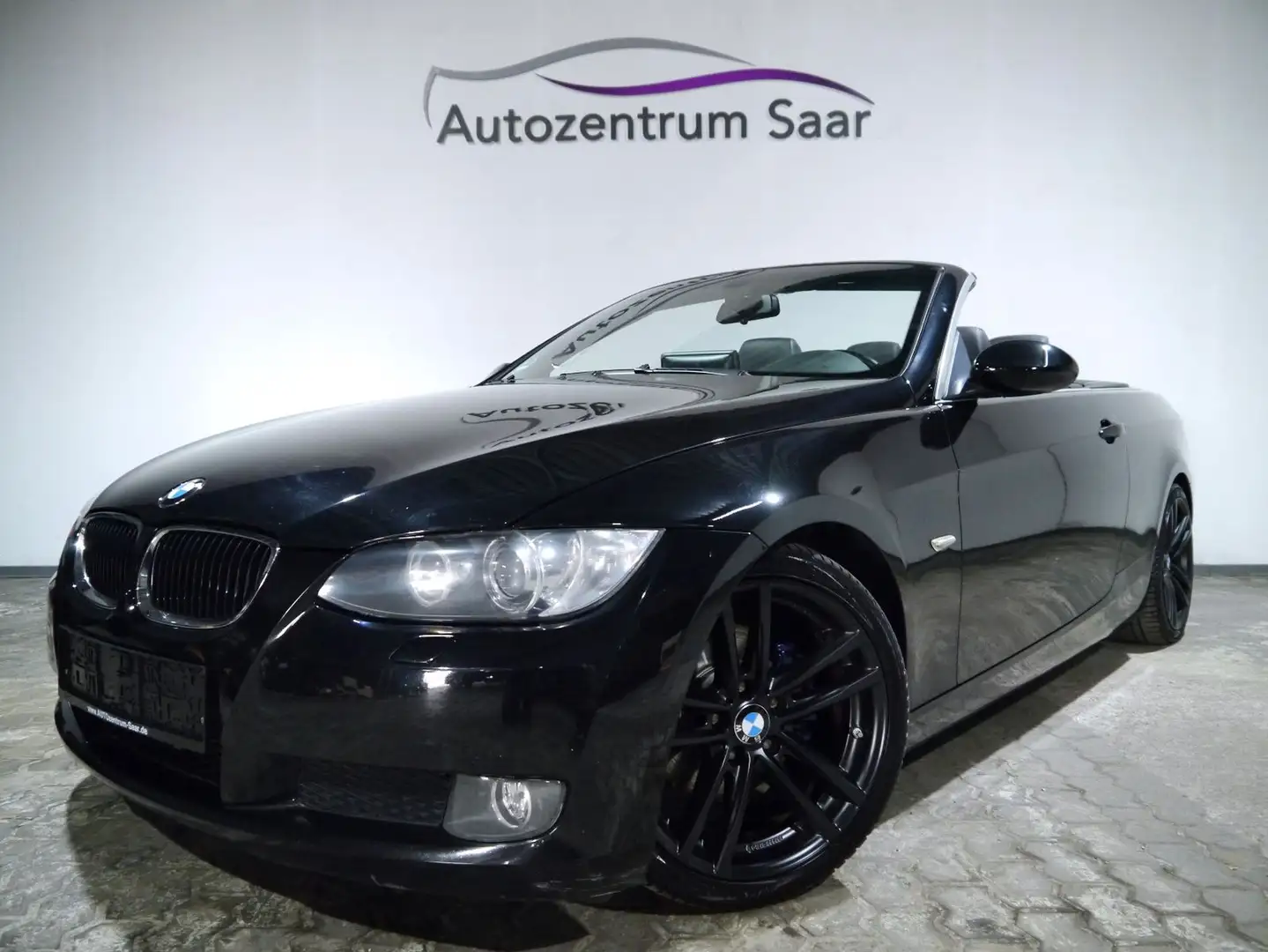 BMW 320 d Cabrio Xenon Leder Sitzheizung CarPlay PDC Schwarz - 1