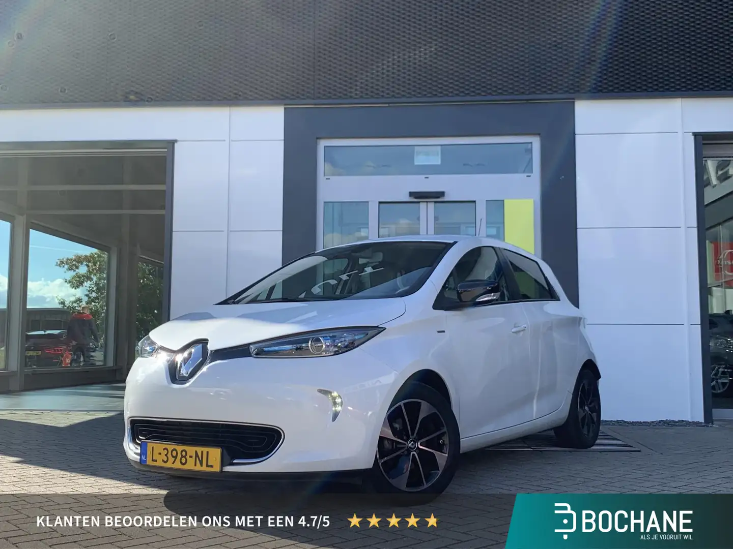 Renault ZOE Q90 Quickcharge 41 kWh (Huuraccu) | Bose | Lederen Wit - 1