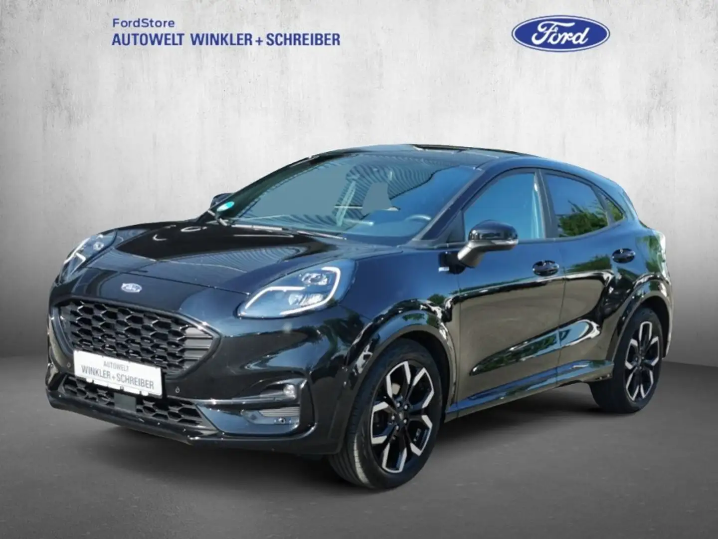 Ford Puma 1.0 EcoBoost Hybrid Aut. ST-LINE X Noir - 1