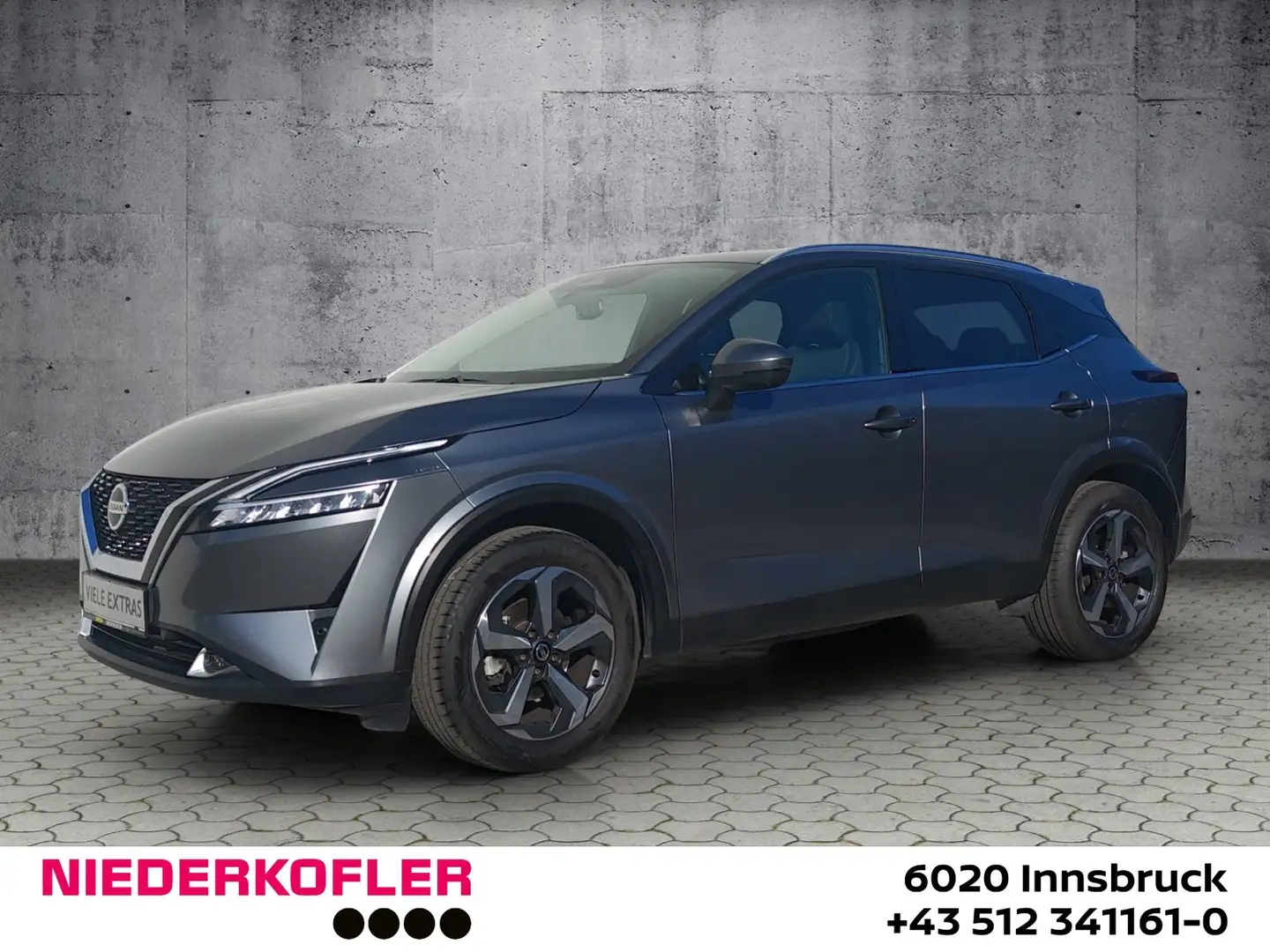 Nissan Qashqai N-Connecta Aut. Head-up Anhängekupplung Grau - 1