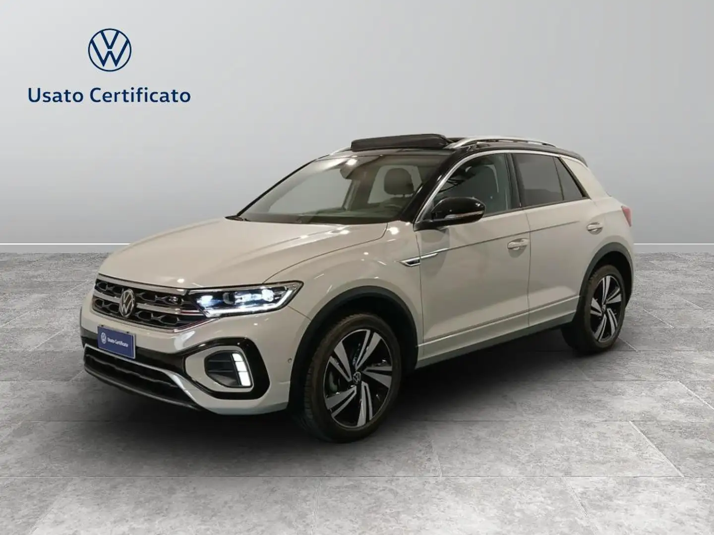Volkswagen T-Roc 1.5 tsi act R-Line dsg Zwart - 1