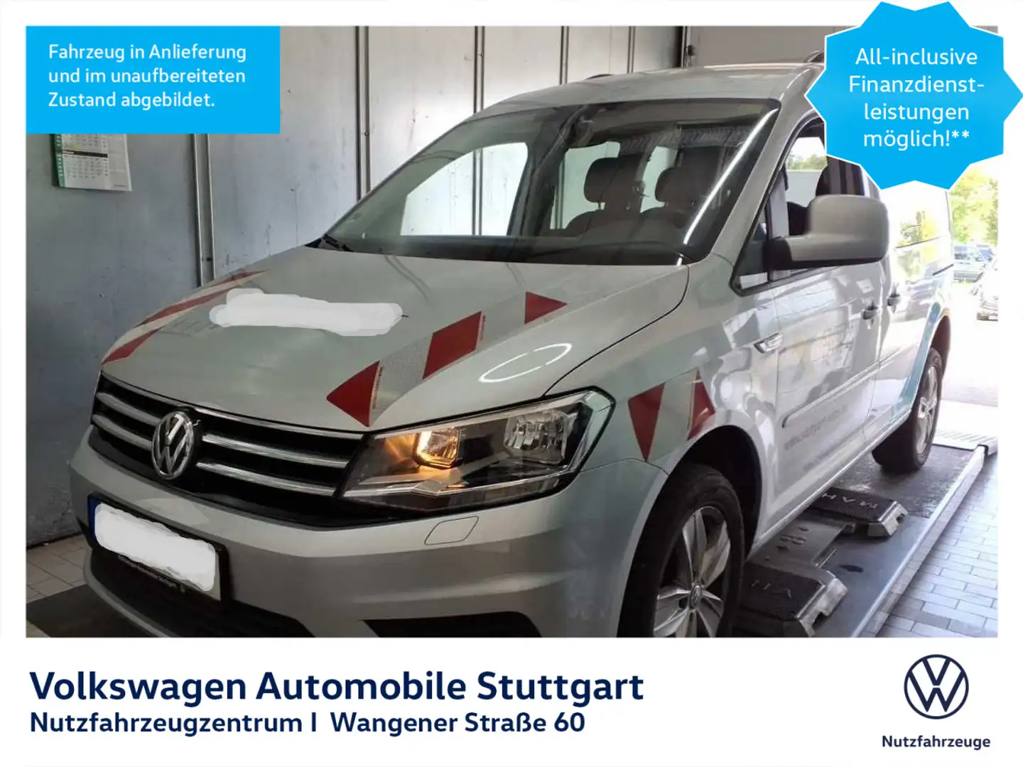 Volkswagen Caddy Comfortline 4Motion Euro 6d Temp EVAP ISC Silber - 1