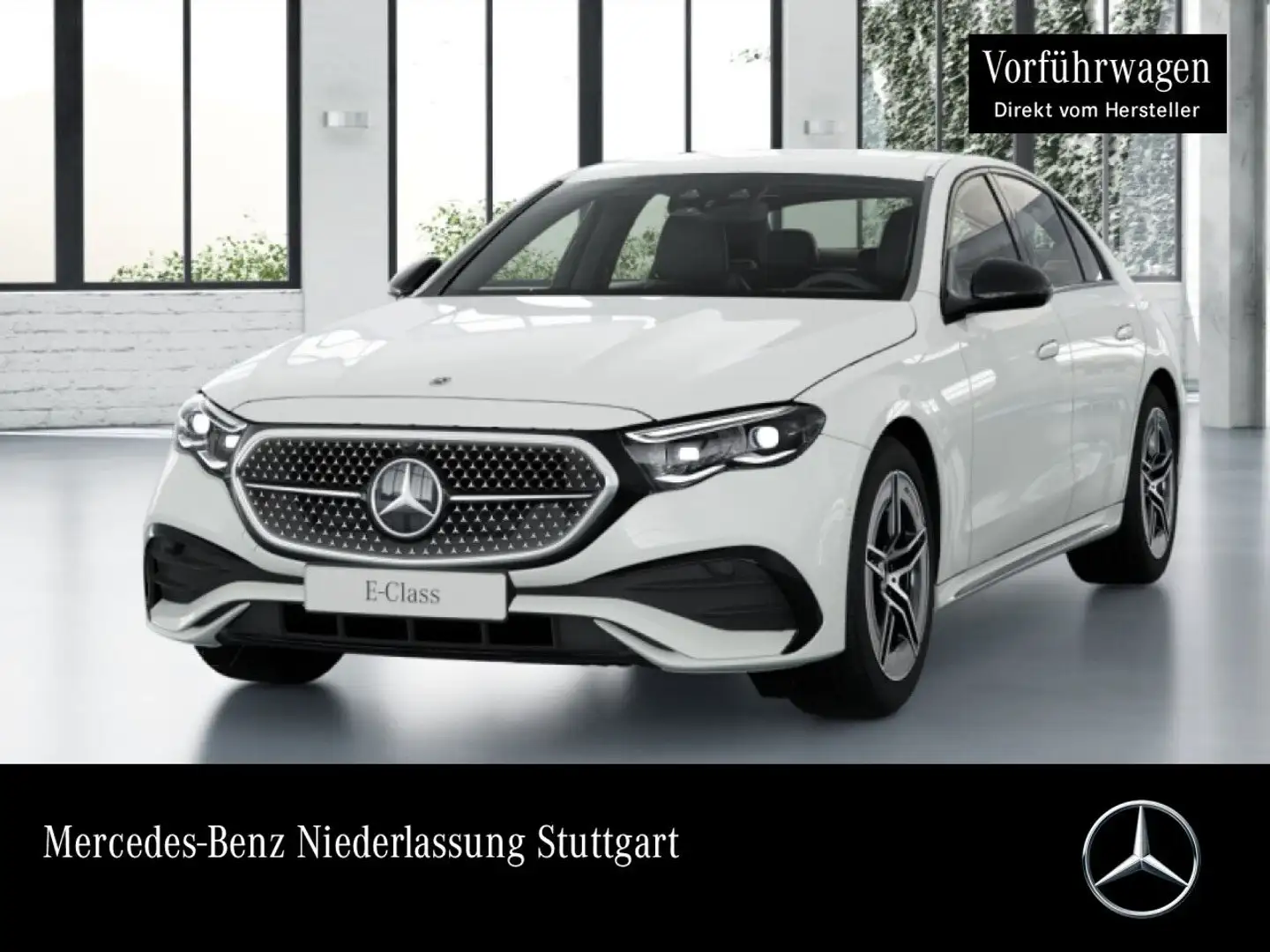 Mercedes-Benz E 200 Edition AMG-Line Fahrass 360° Distr. Night Weiß - 1