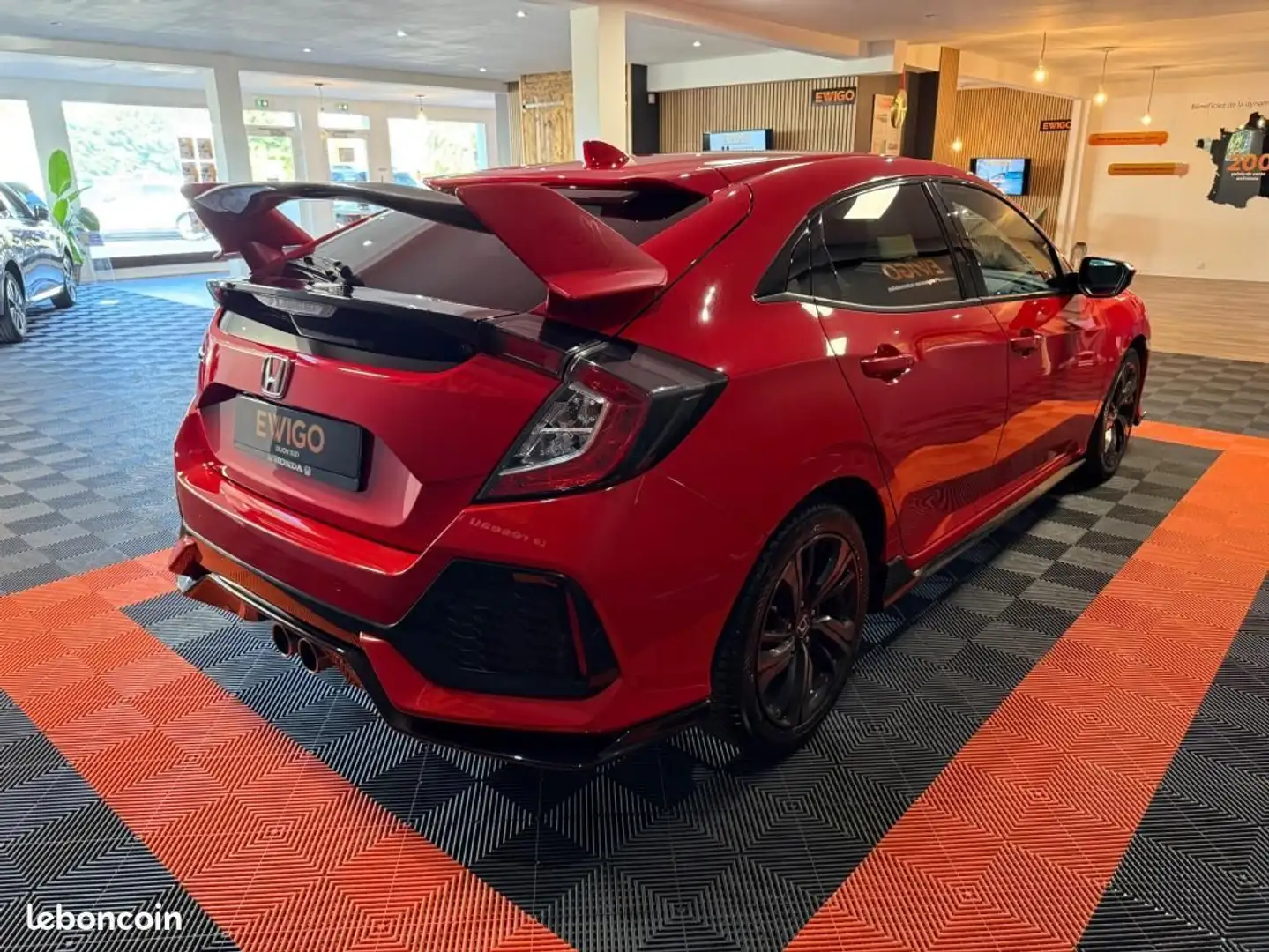 Honda Civic 1.5 IVTEC 182 SPORT Rojo - 2