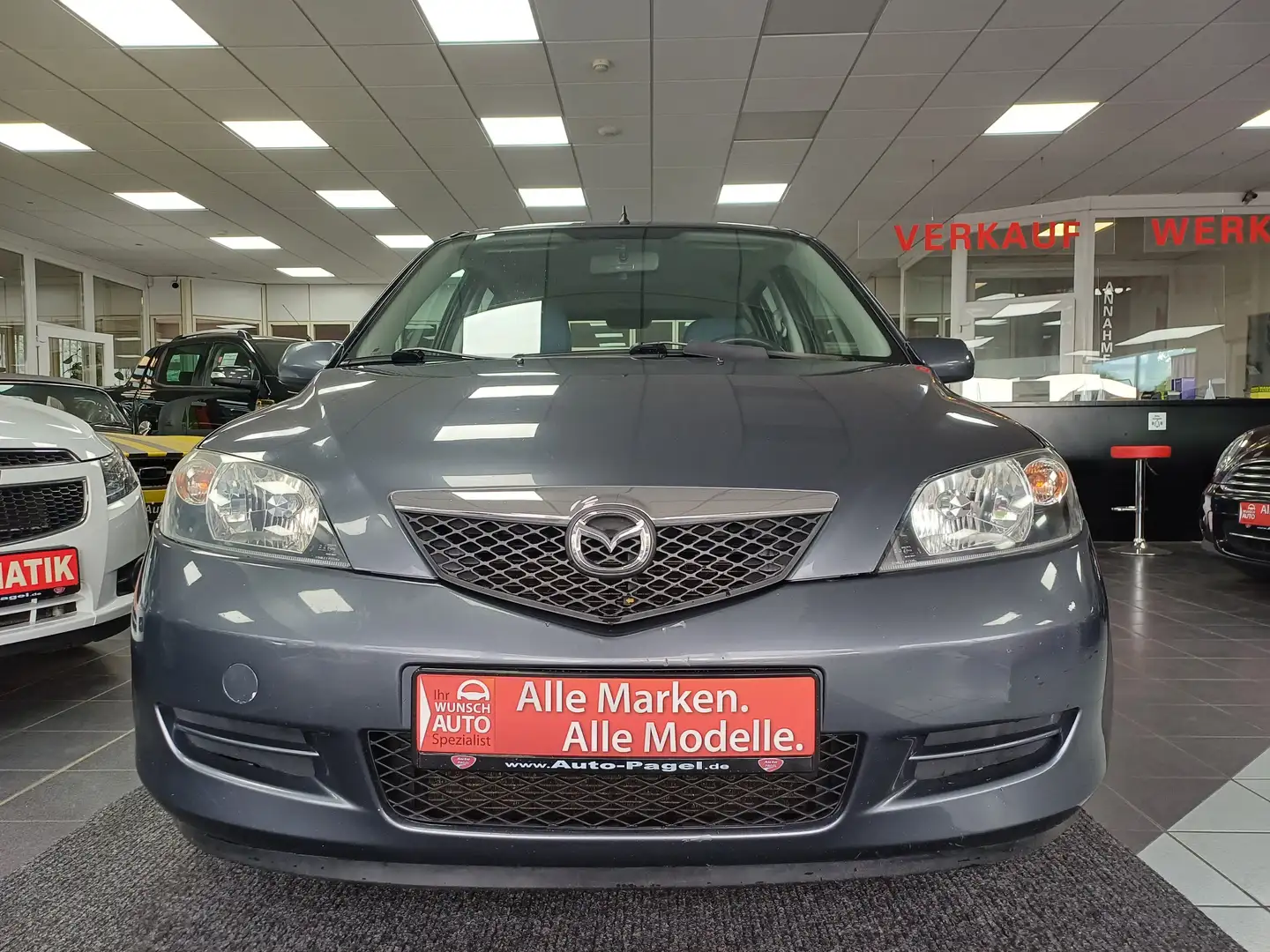 Mazda 2 1.4 Active Klima Allwetter / TÜV & Service NEU Gris - 2