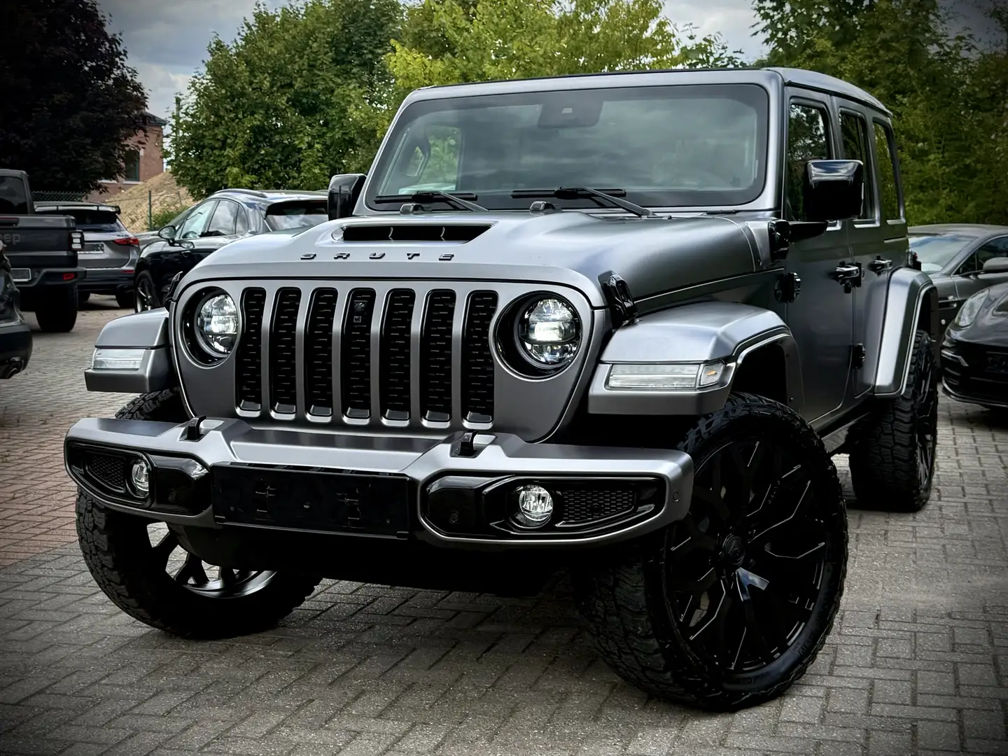 Jeep Wrangler PHEV 2.0 Turbo 4xe Rubicon BRUTE ! SKY ON TOUCH ! Gris - 1
