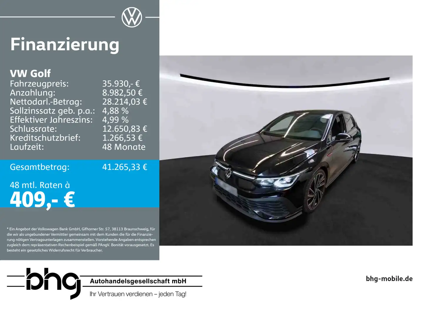 Volkswagen Golf GTI Golf 2.0 TSI OPF DSG GTI Clubsport Schwarz - 1