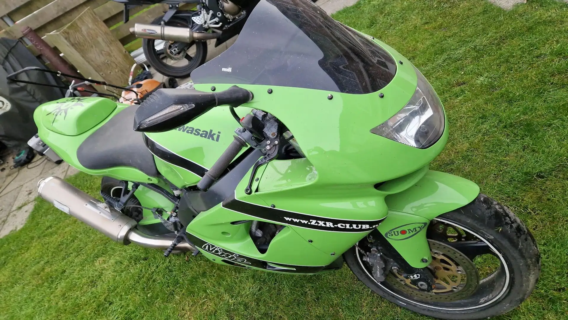 Kawasaki Ninja ZX-9R straatmotor Verde - 1