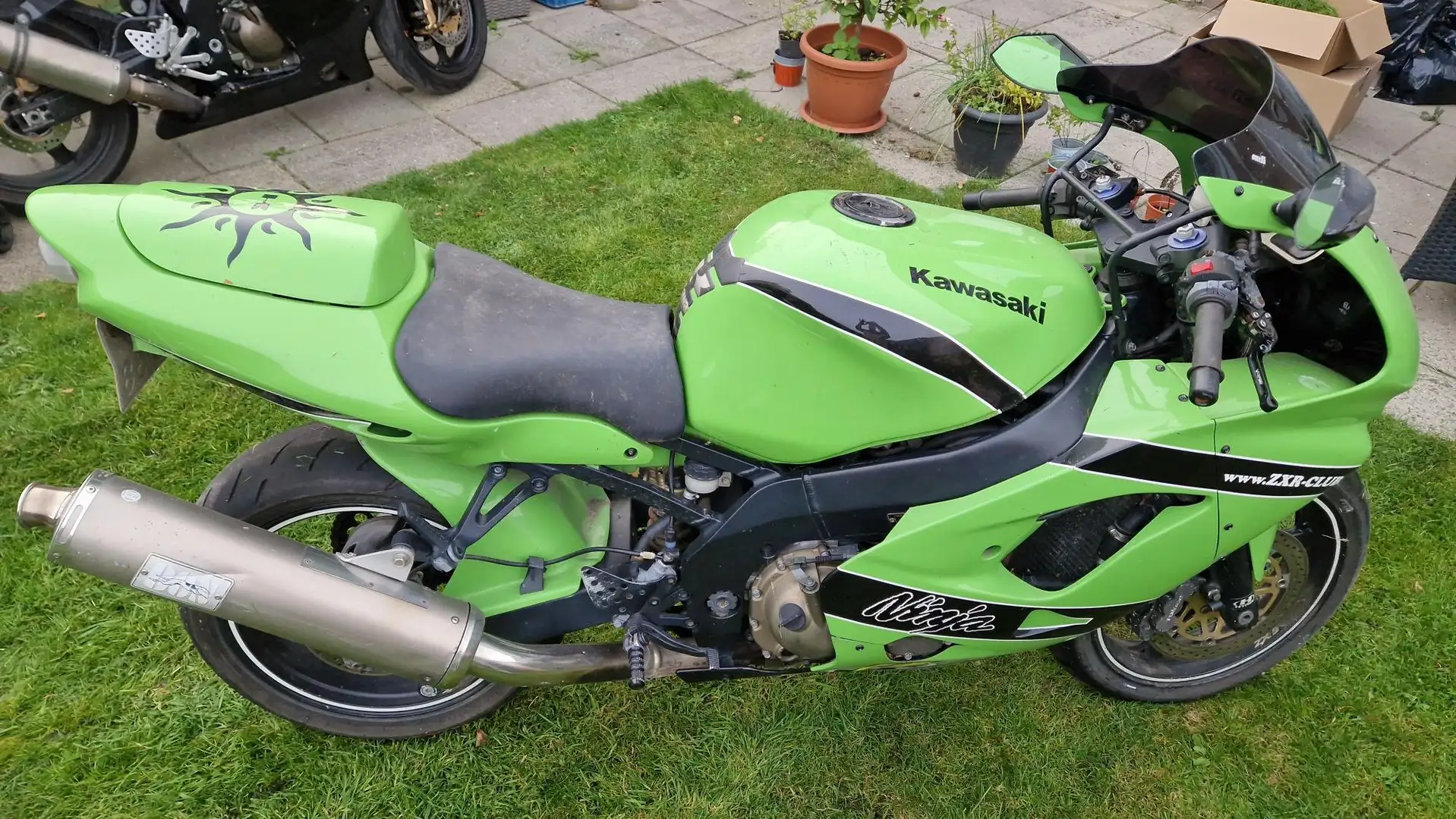 Kawasaki Ninja ZX-9R straatmotor Verde - 2