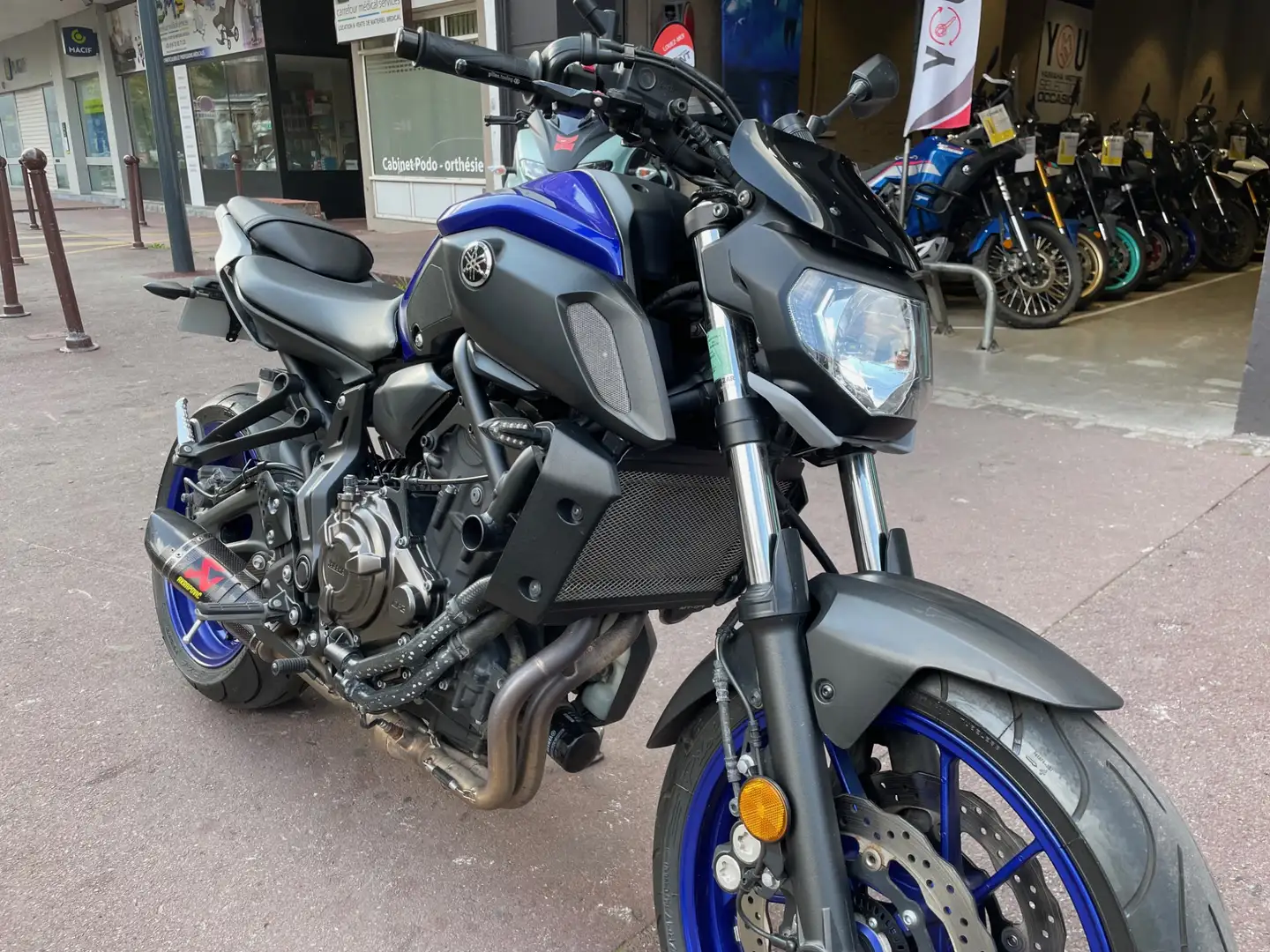 Yamaha MT-07 Blau - 2