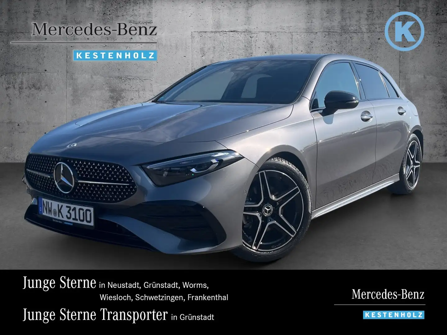 Mercedes-Benz A 200 A 200 Kompaktlimousine AMG Line/Navi/Distronic LED Grau - 1