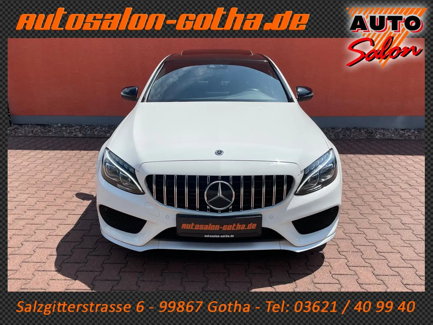 Mercedes-Benz C 400 4Matic AMG Line LUFT+ILS-LED COMAND GSD White - 2