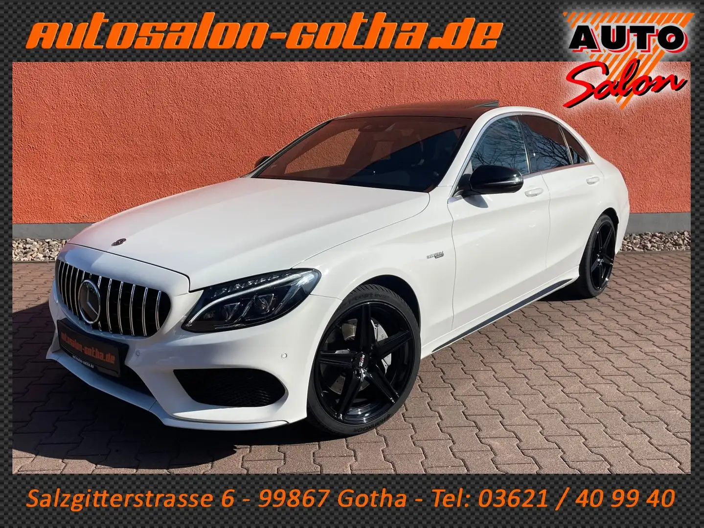 Mercedes-Benz C 400 4Matic AMG Line LUFT+ILS-LED COMAND GSD Blanco - 1