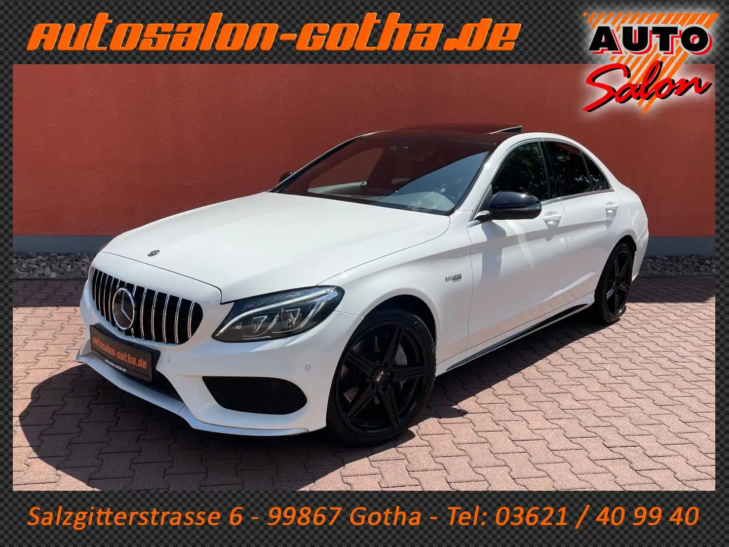 Mercedes-Benz C 400 4Matic AMG Line LUFT+ILS-LED COMAND GSD White - 1