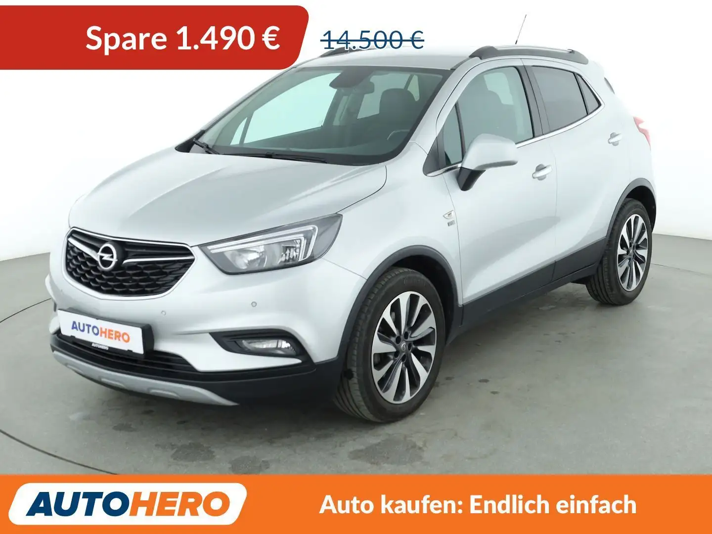 Opel Mokka X 1.4 Turbo 120 Jahre Start/Stop *LED*CAM*SHZ*LHZ* Silber - 1